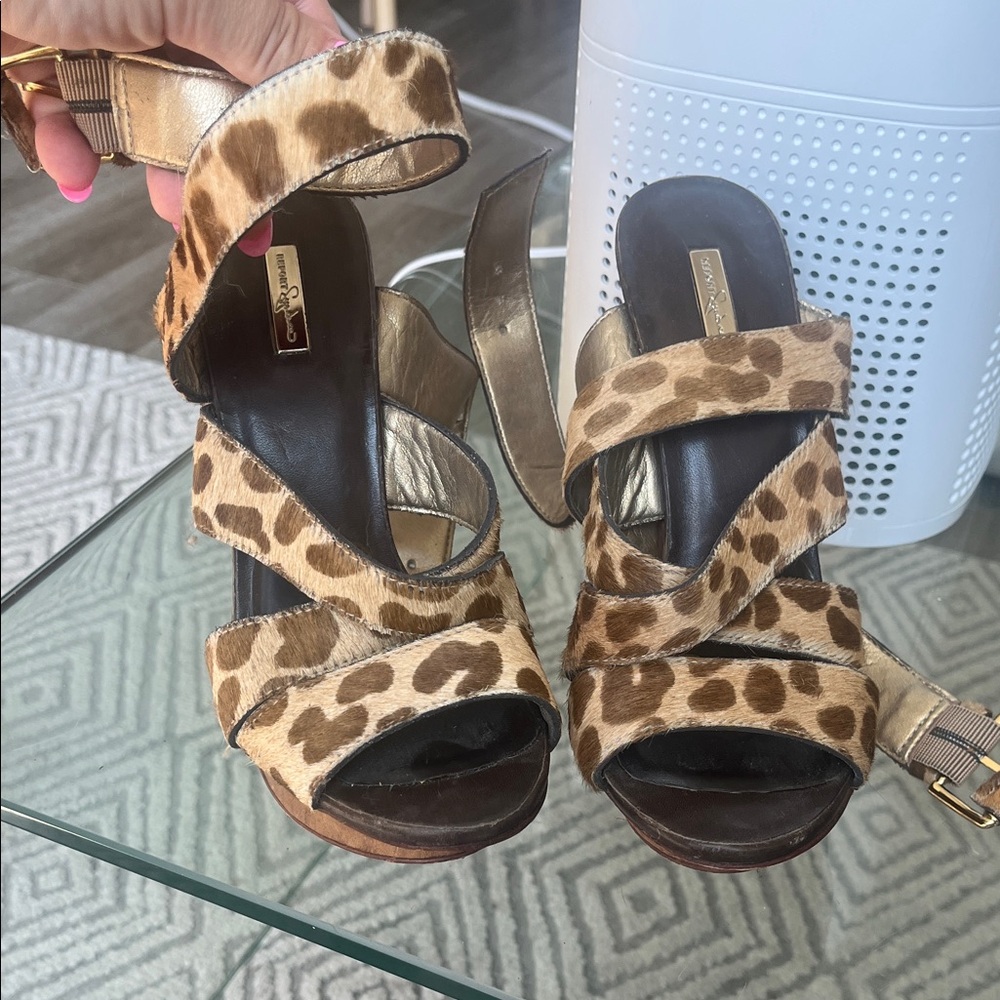 Sam Edelman Leopard Print Sandals